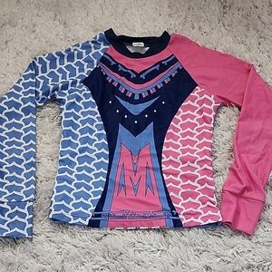 Limeapple Girl long-sleeve rashguard Size 8